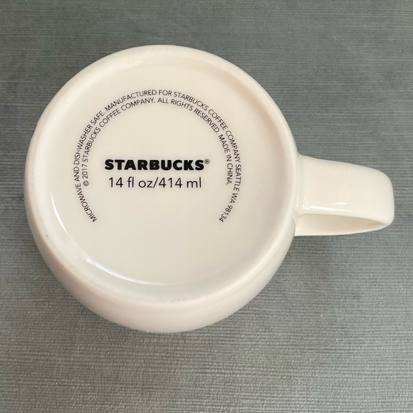 Like new Collectible Starbucks 2017 14oz ceramic mug - Picture 4 of 8